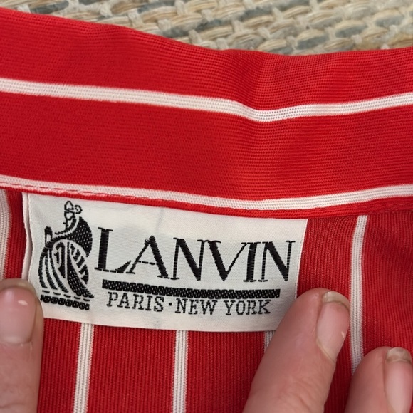 VINTAGE 1960’s LANVIN blouse - Picture 4 of 8